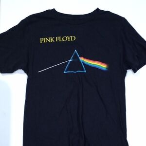 Pink Floyd Black Short Sleeve Tee with Iconic Designs